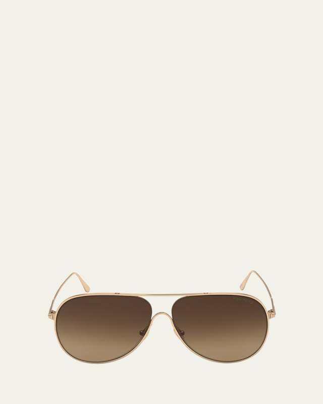 Alec Metal Aviator Sunglasses